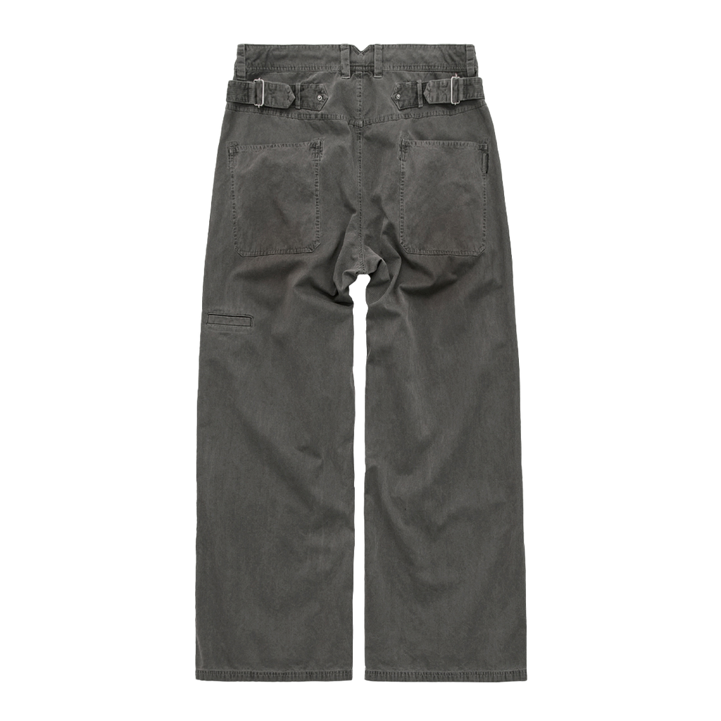 Polyteru - Para Pants Faded Striped (Dirty Gray) product image 2 | TRAB K-Fashion Australia