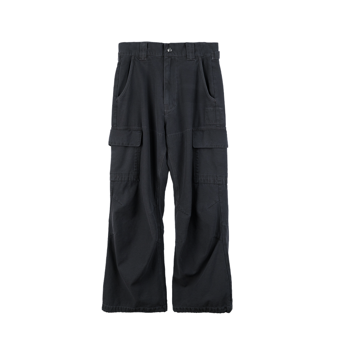 Polyteru - Loosed Cargo Pants (Washed Charcoal) product image 1 | TRAB K-Fashion Australia