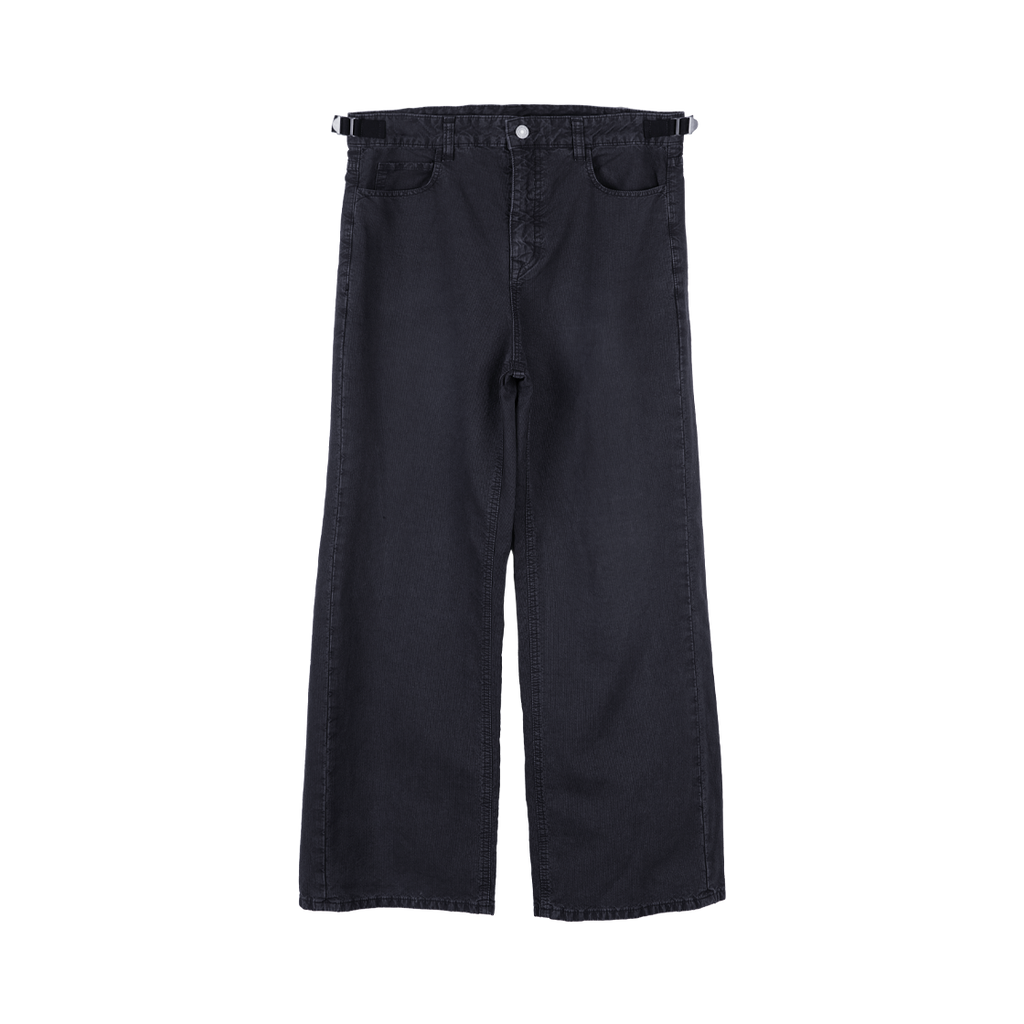 Polyteru - Uncle Cut Chino Pants Sulfur (Dyed Charcoal) product image 1 | TRAB K-Fashion Australia