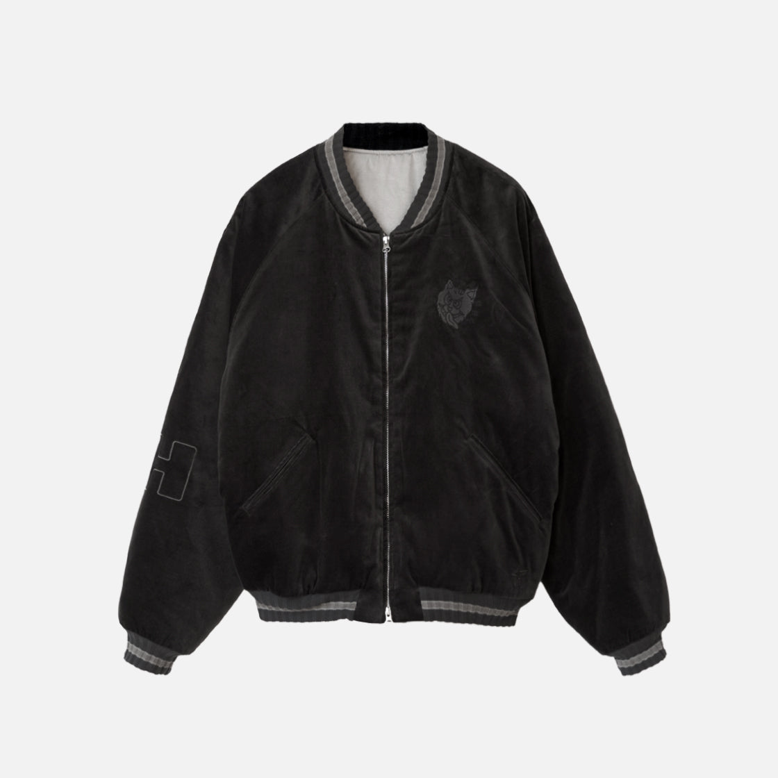 Polyteru - HANK Velvet Souvenir Jacket (Brown) product image 1 | TRAB K-Fashion Australia