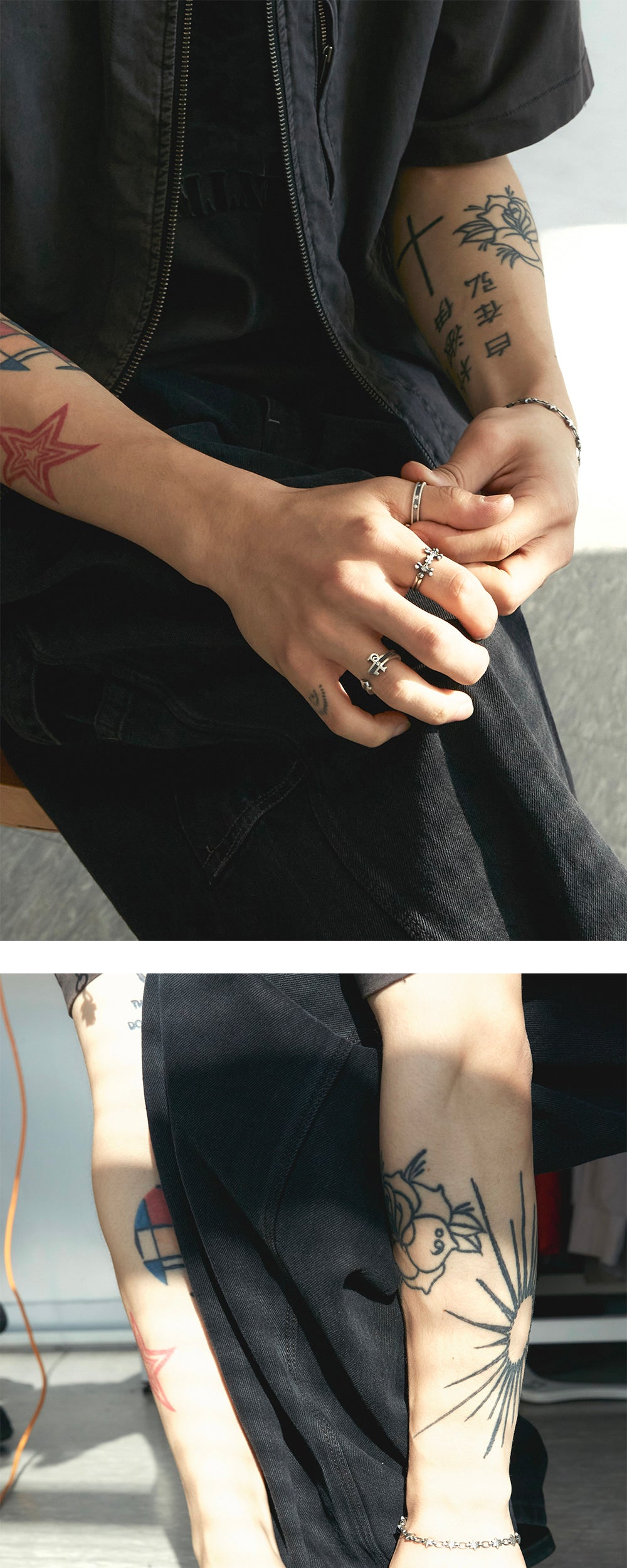 Polyteru - 925 Silver Ring 002 (Cross Bone) product image 3 | TRAB K-Fashion Australia