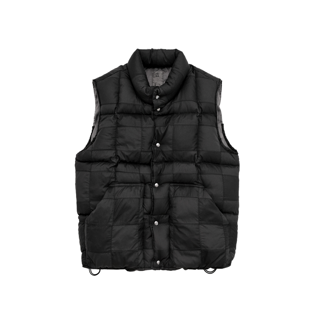 Polyteru - Patched Down Puffer Vest (Black) product image 1 | TRAB K-Fashion Australia