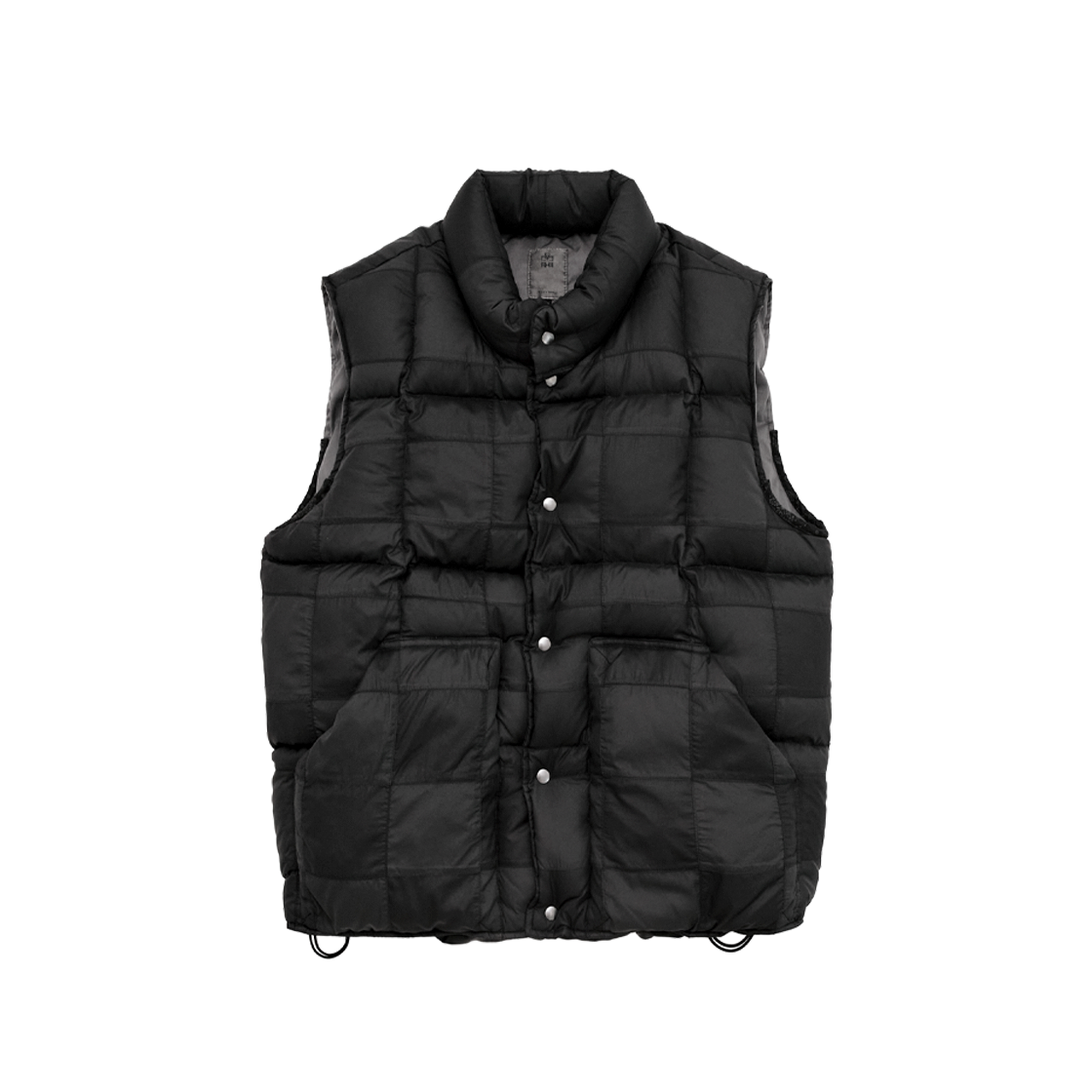 Polyteru - Patched Down Puffer Vest (Black) product image 1 | TRAB K-Fashion Australia
