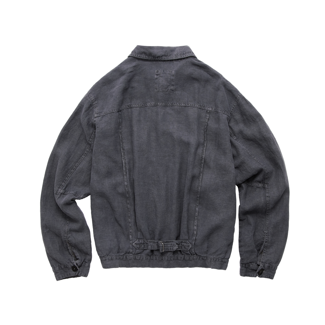 Polyteru - Linen Trucker Jacket (Blue) product image 2 | TRAB K-Fashion Australia