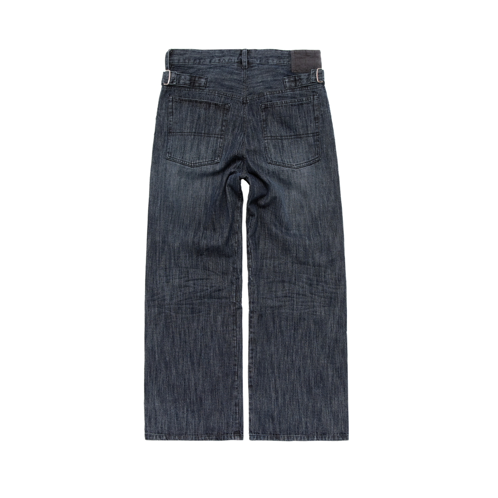 Polyteru - Aged Gosima Denim Pants (Dark Indigo) product image 2 | TRAB K-Fashion Australia