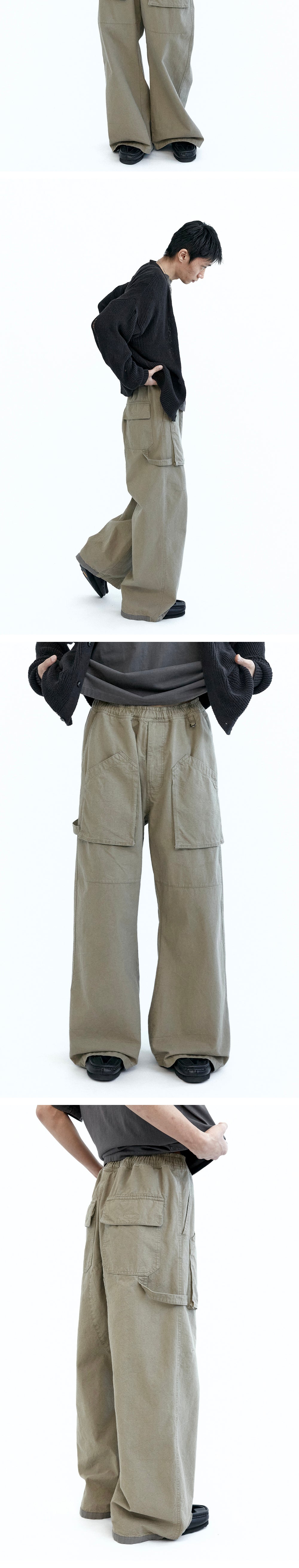 Polyteru - Painter Pajama Pants (Beige) product image 4 | TRAB K-Fashion Australia