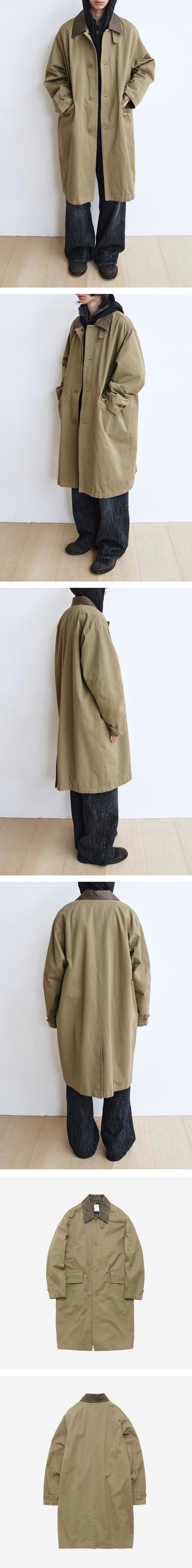 Polyteru - Cotton Balloon Coat (Beige) product image 3 | TRAB K-Fashion Australia
