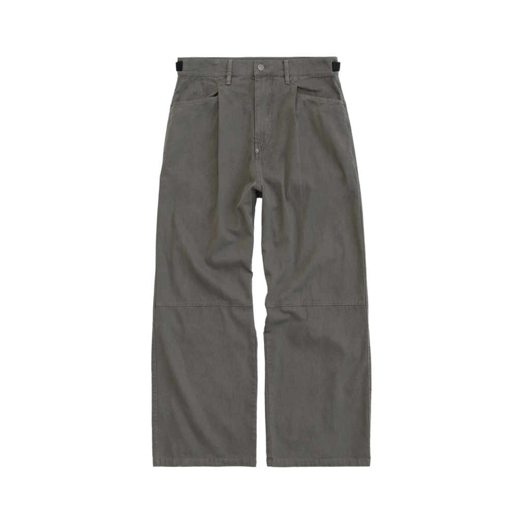 Polyteru - 1 Tuck Gosima Pants (Khaki Beige) product image 1 | TRAB K-Fashion Australia