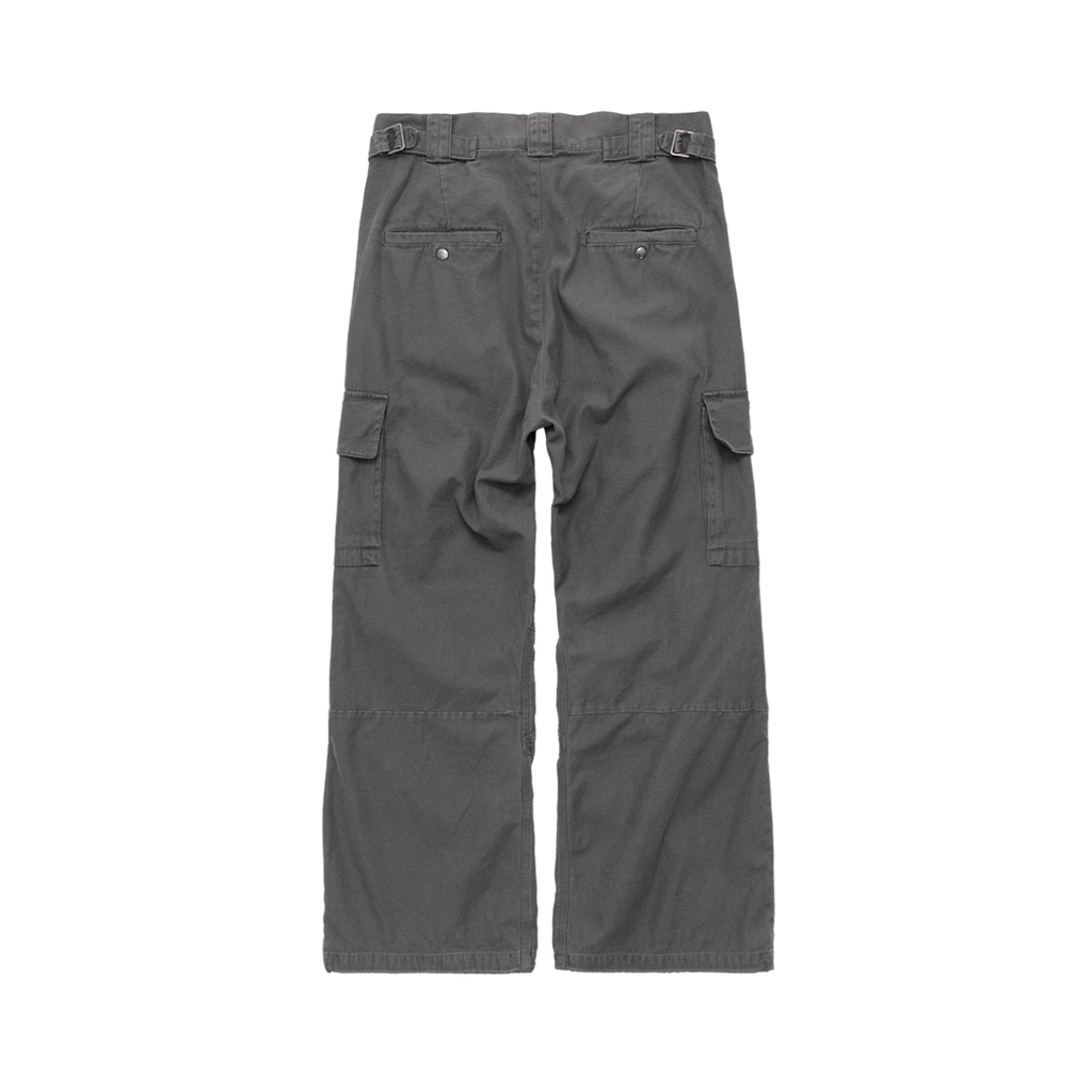 Polyteru - Loosed Cargo Pants Washed (Khaki Gray) product image 2 | TRAB K-Fashion Australia