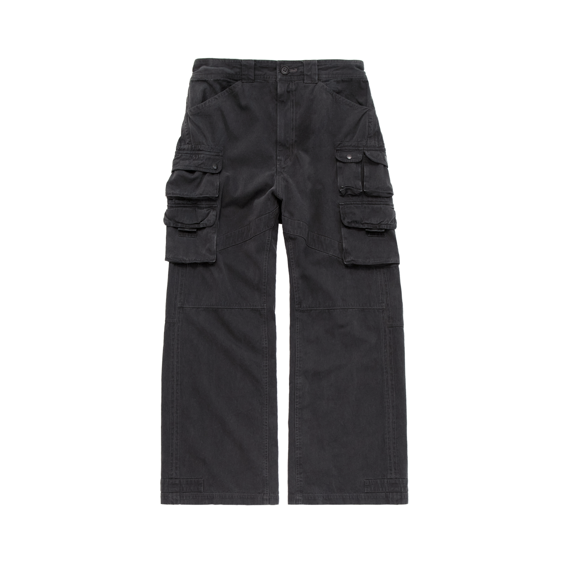Polyteru - Vintage Multi Cargo Pants (Charcoal) product image 1 | TRAB K-Fashion Australia