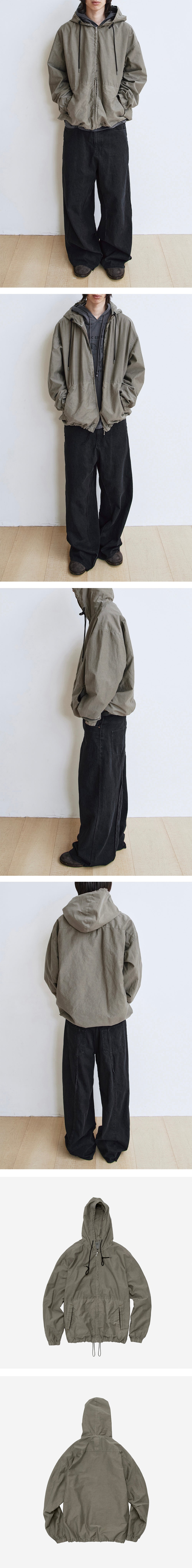 Polyteru - CN Zip Hoodie Parka (Used Beige) product image 3 | TRAB K-Fashion Australia