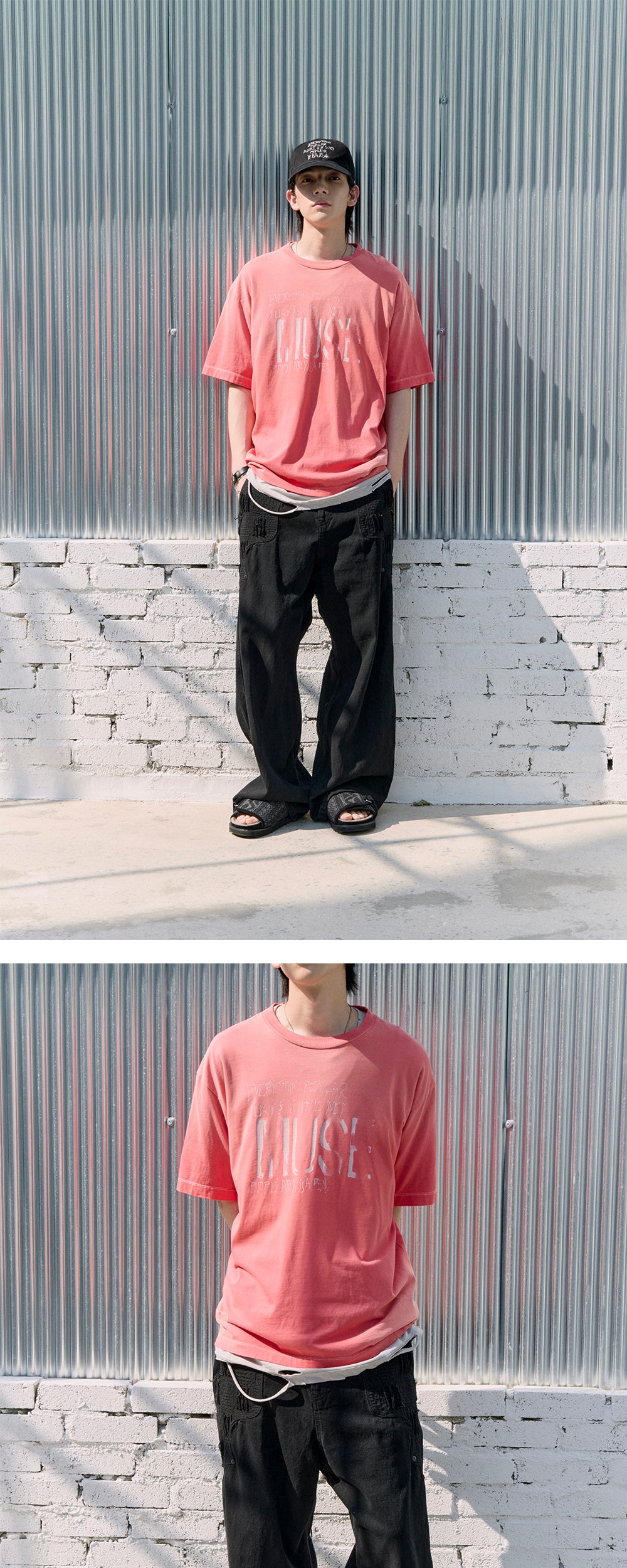Polyteru - 1011 Western Boro Pants (Black Denim) product image 3 | TRAB K-Fashion Australia