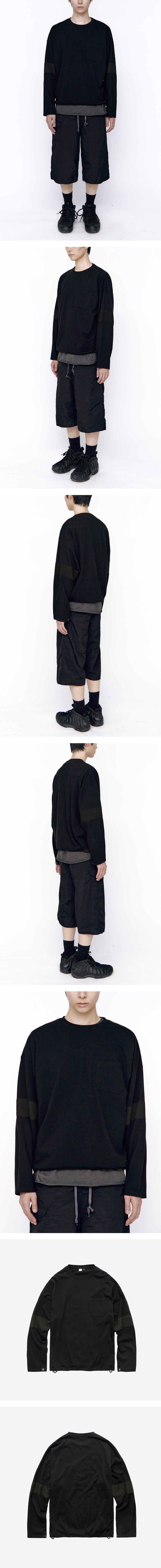 Polyteru - Boarder Long Sleeves (Black Brown) product image 3 | TRAB K-Fashion Australia