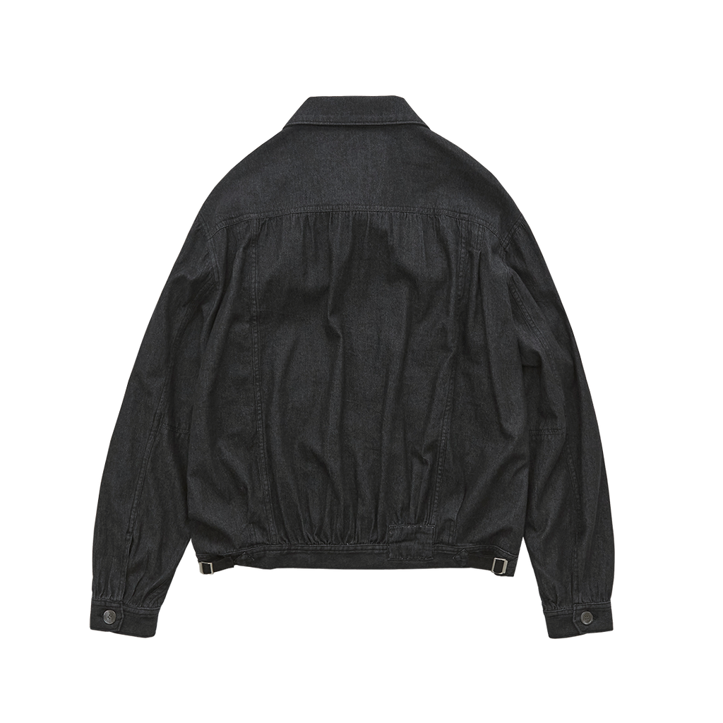 Polyteru - Denim Trucker Jacket Old Man (Dark Indigo) product image 2 | TRAB K-Fashion Australia