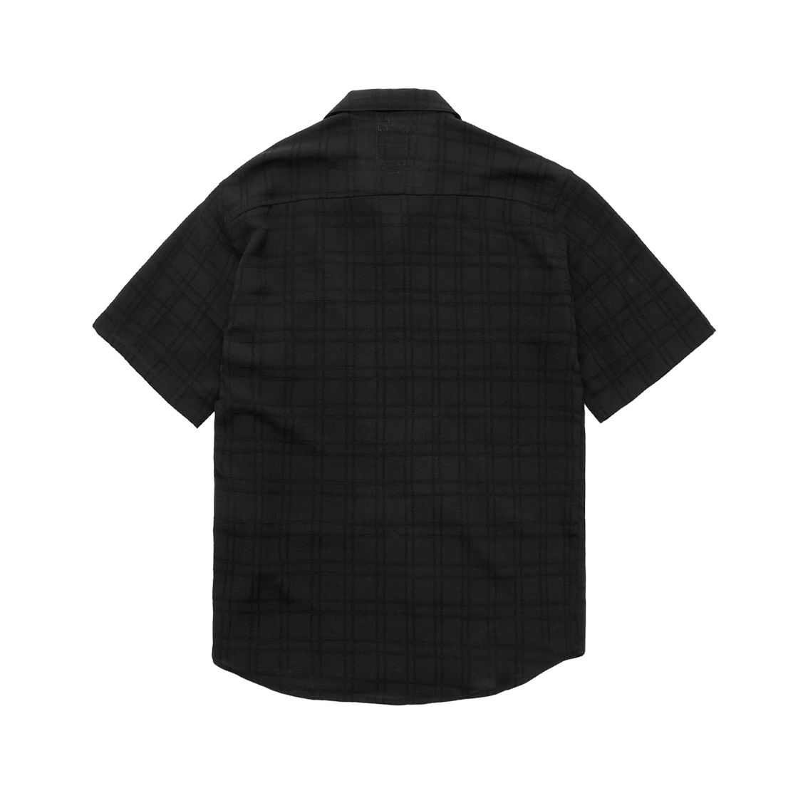 Polyteru - Stitched 1/2 Check Shirt (Black) product image 2 | TRAB K-Fashion Australia
