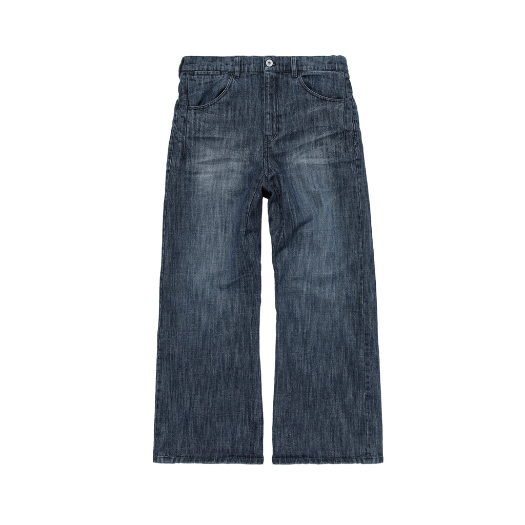 Polyteru - Loosed Aged Jeans (Mid Indigo) product image 1 | TRAB K-Fashion Australia