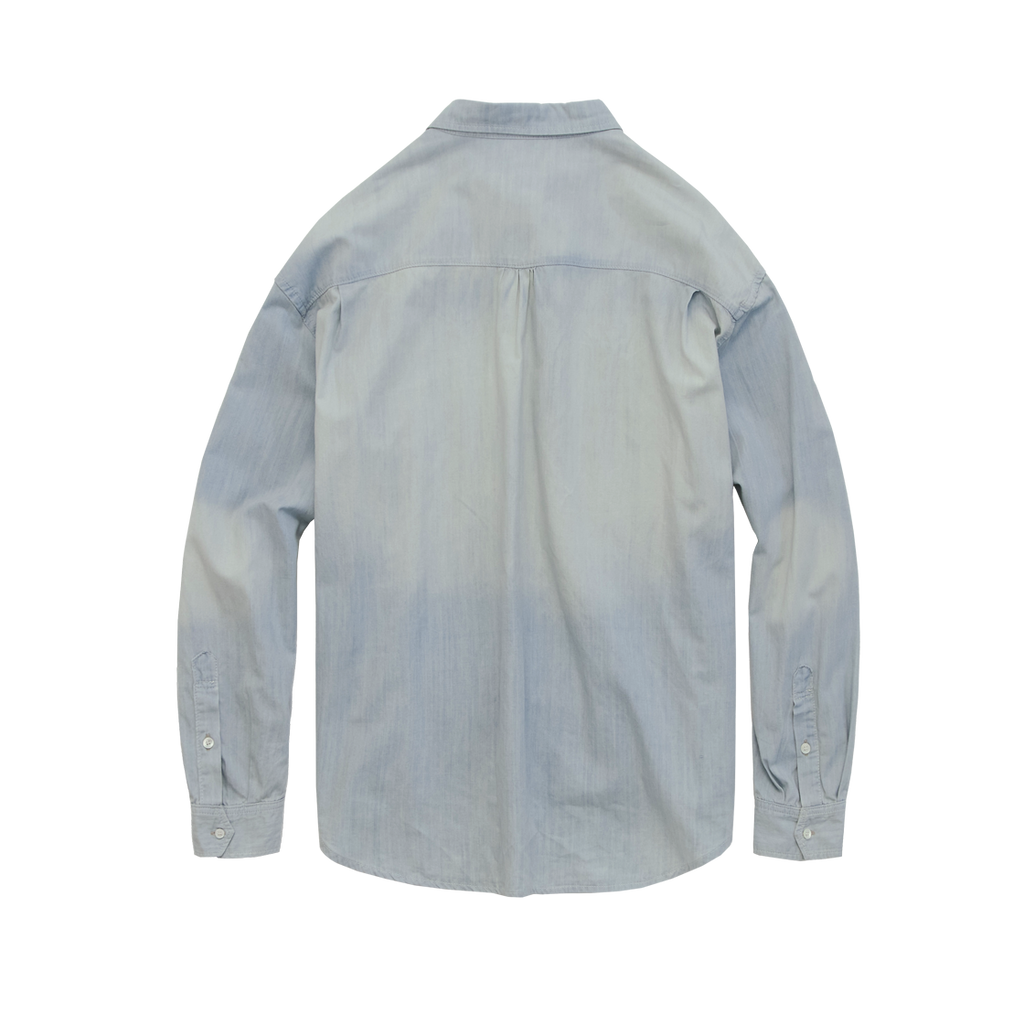 Polyteru - Used Denim Shirt (Light Blue) product image 2 | TRAB K-Fashion Australia