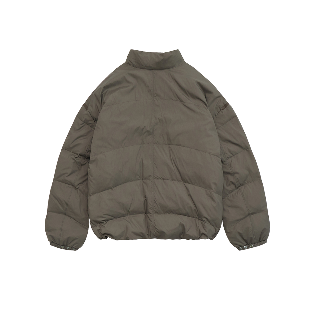 Polyteru - Micro Snap Puff Jacket (Mocha) product image 2 | TRAB K-Fashion Australia