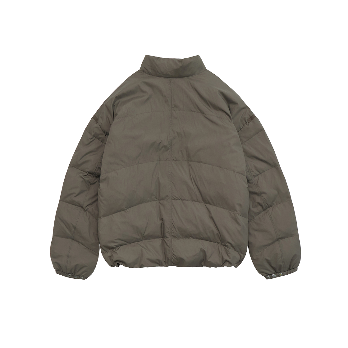 Polyteru - Micro Snap Puff Jacket (Mocha) product image 2 | TRAB K-Fashion Australia
