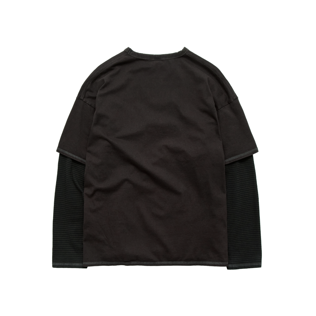 Polyteru - Double Layer Tee (Brown) product image 2 | TRAB K-Fashion Australia