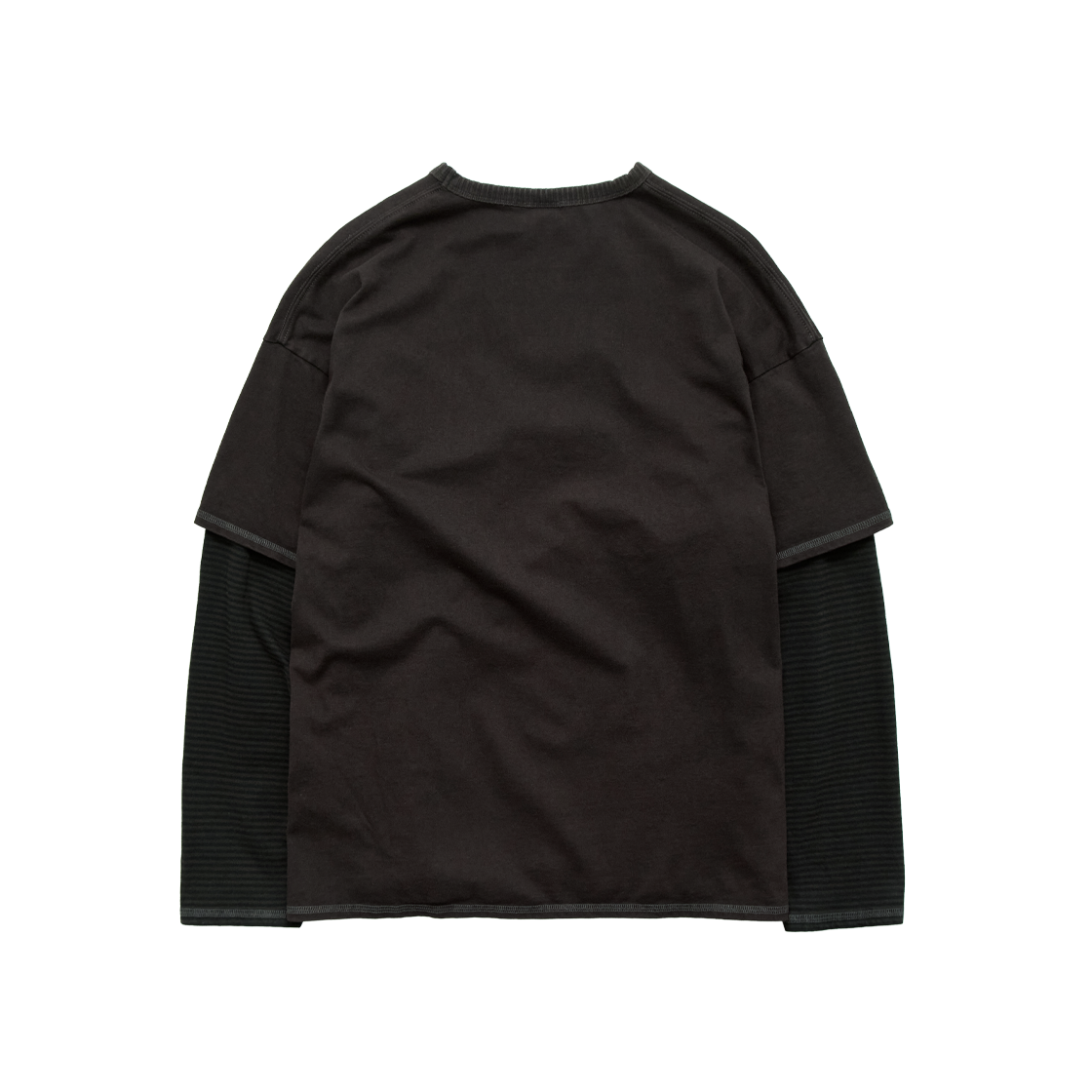 Polyteru - Double Layer Tee (Brown) product image 2 | TRAB K-Fashion Australia