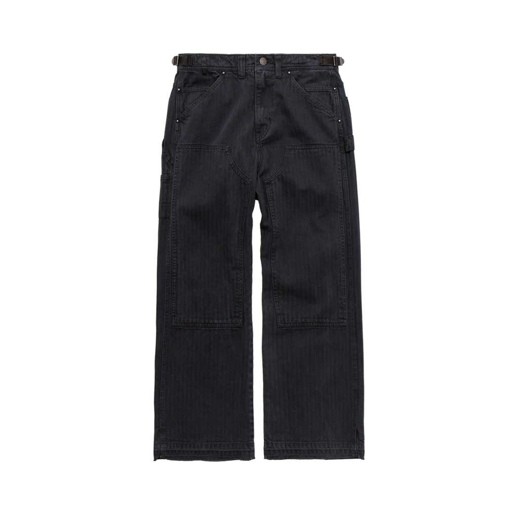 Polyteru - HBT Double Knee Pants Washed (Purple Charcoal) product image 1 | TRAB K-Fashion Australia