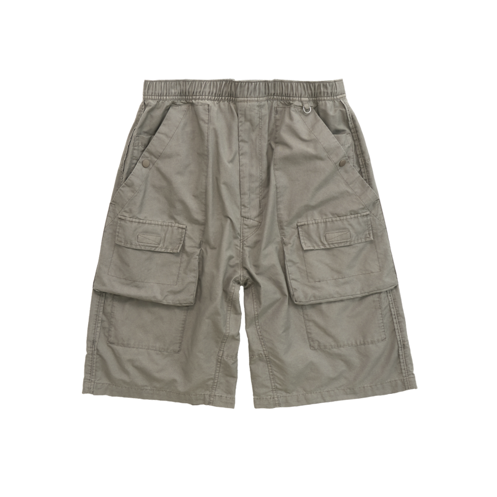 Polyteru - Front Cargo 1/2 Pants (Gray Beige) product image 1 | TRAB K-Fashion Australia