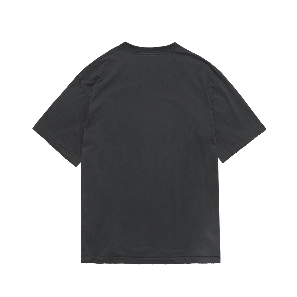 Polyteru - x Hot Stuff Hard Washed Tee 'Angry' (Washed Black) product image 2 | TRAB K-Fashion Australia