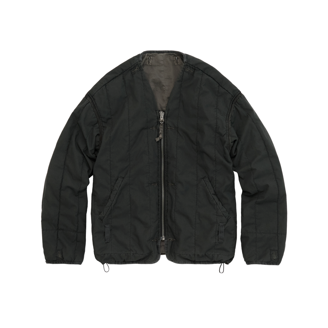 Polyteru - 1011 Camou Liner Jacket (Used Olive) product image 3 | TRAB K-Fashion Australia