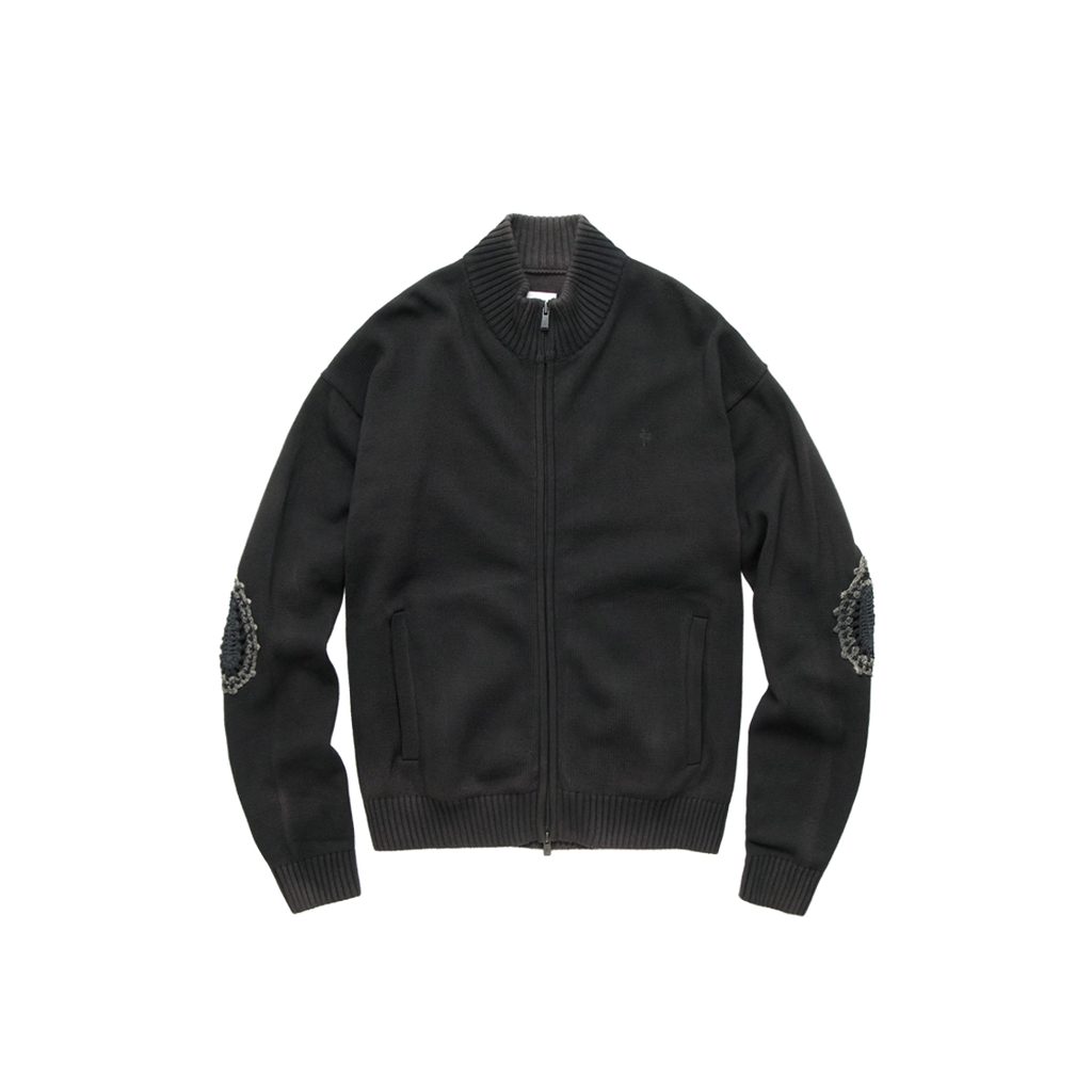 Polyteru - Track Knit Zip (Up Charcoal) product image 1 | TRAB K-Fashion Australia
