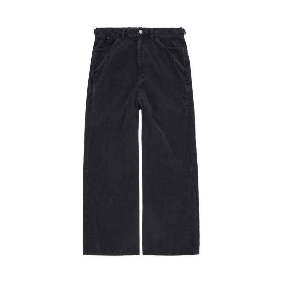 Polyteru - Corduroy Narrow Pants (Purple Charcoal) product image 1 | TRAB K-Fashion Australia