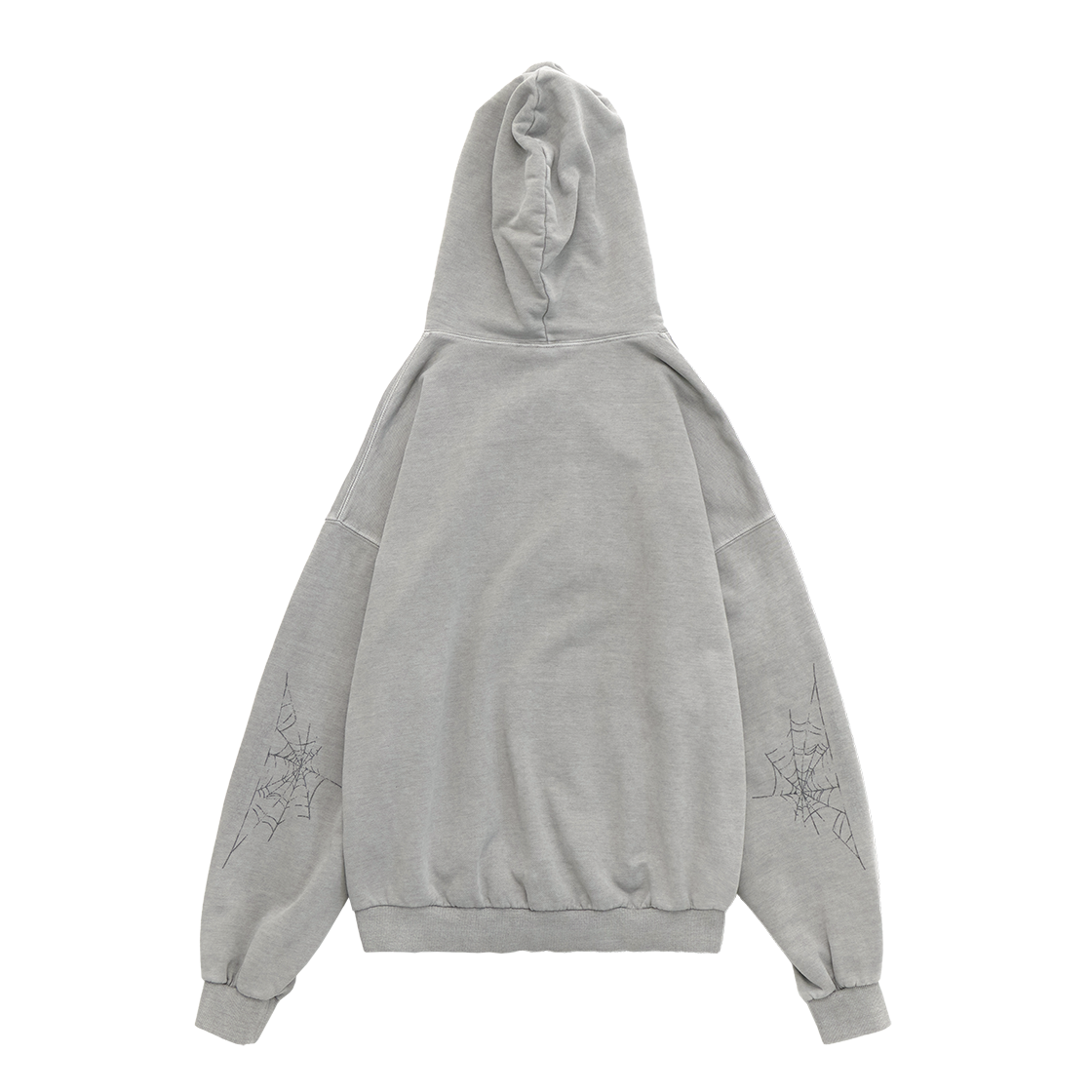 Polyteru - x Casper Zip Hoodie 'Spider's Web' 1% (Dyed Gray) product image 1 | TRAB K-Fashion Australia