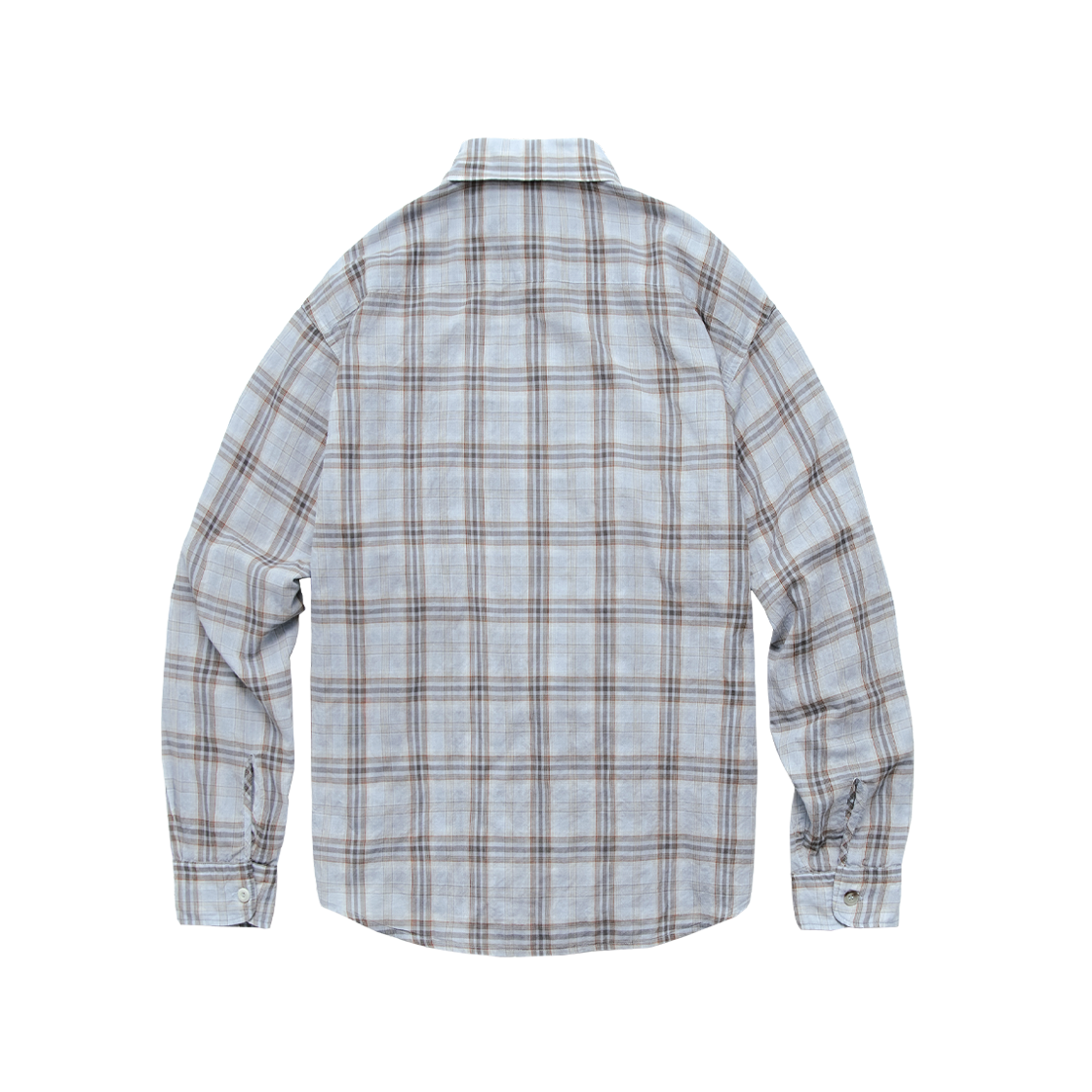 Polyteru - Loosed Check Shirts (Light Blue) product image 2 | TRAB K-Fashion Australia