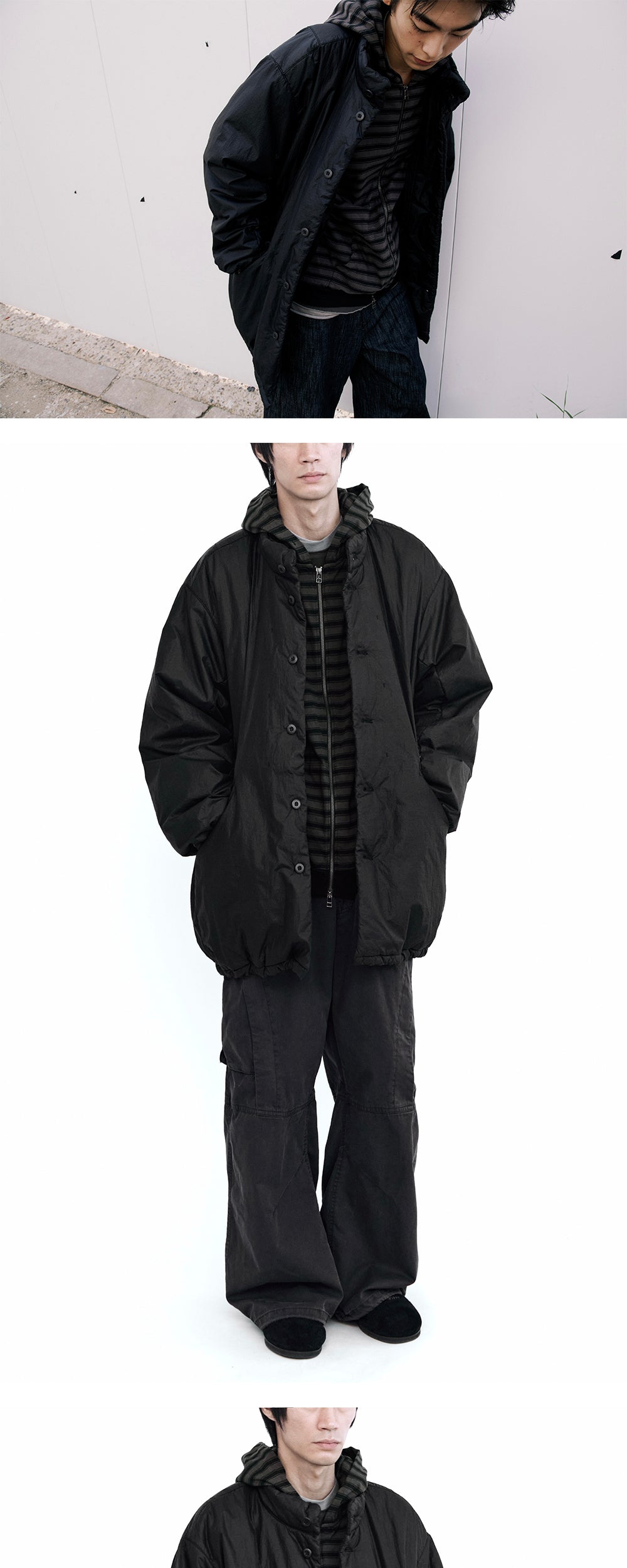 Polyteru - Pillow Parka (002 Black) product image 3 | TRAB K-Fashion Australia