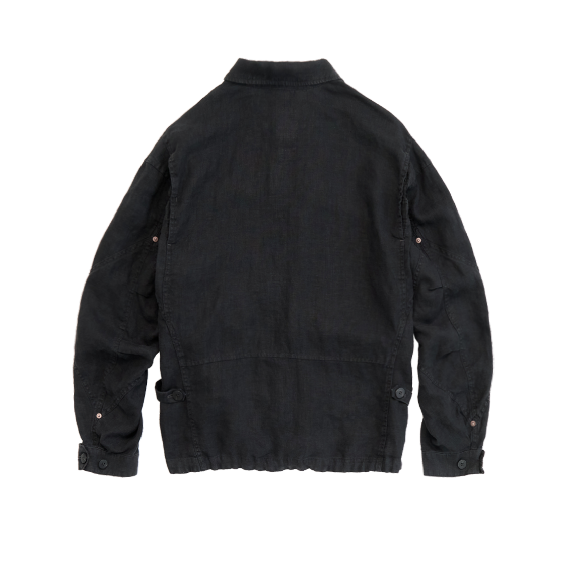 Polyteru - Linen Field Jacket (Washed Black) product image 2 | TRAB K-Fashion Australia