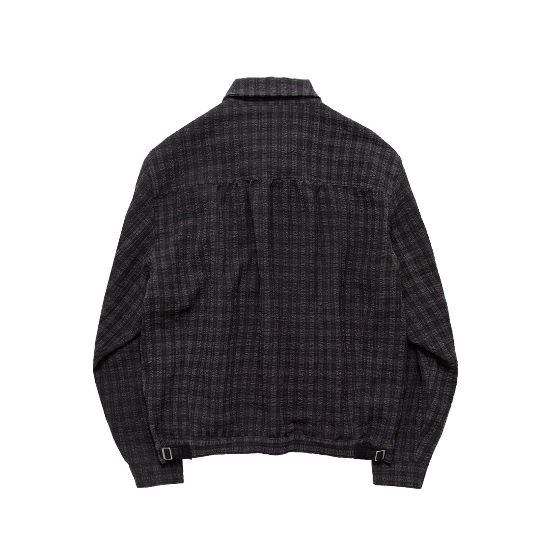 Polyteru - Used Trucker Jacket (Charcoal Check) product image 2 | TRAB K-Fashion Australia