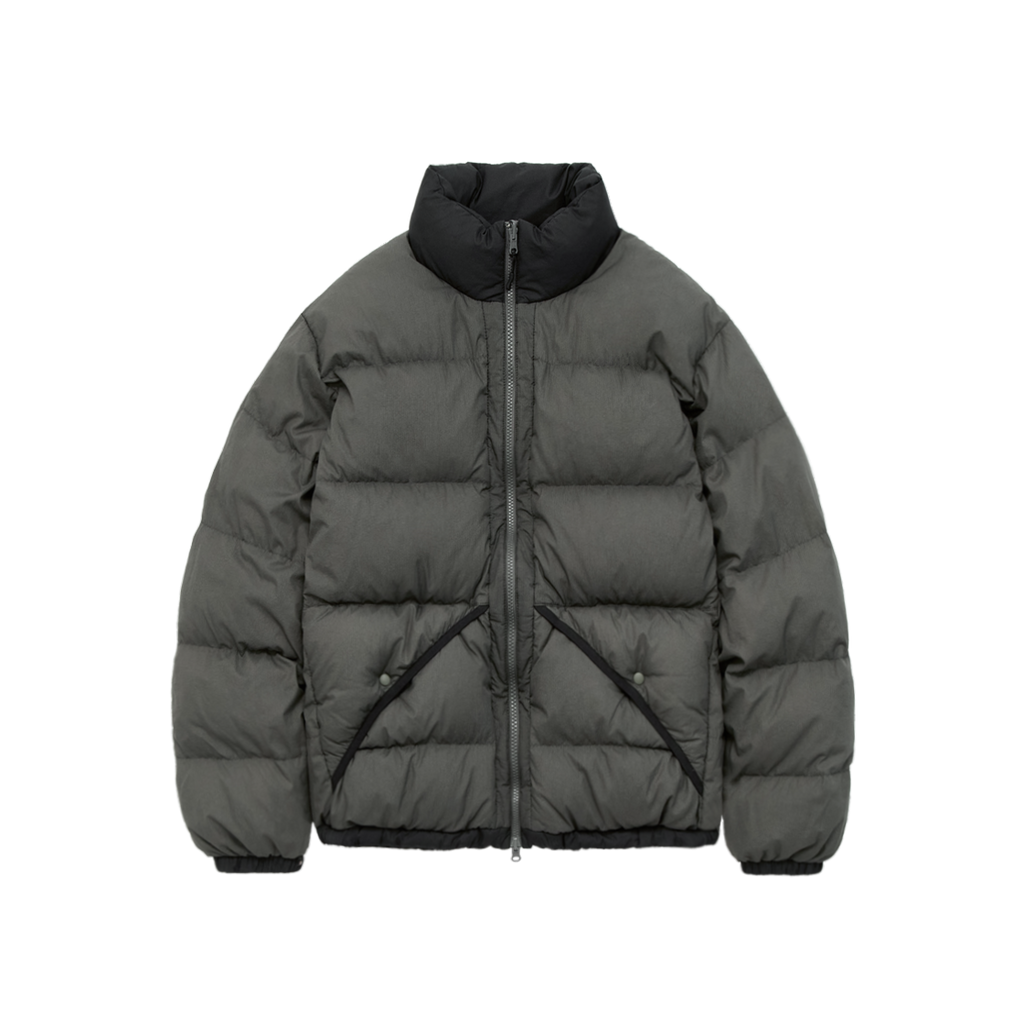 Polyteru - Reversible Puffer Jacket Sage + (Charcoal Check) product image 3 | TRAB K-Fashion Australia