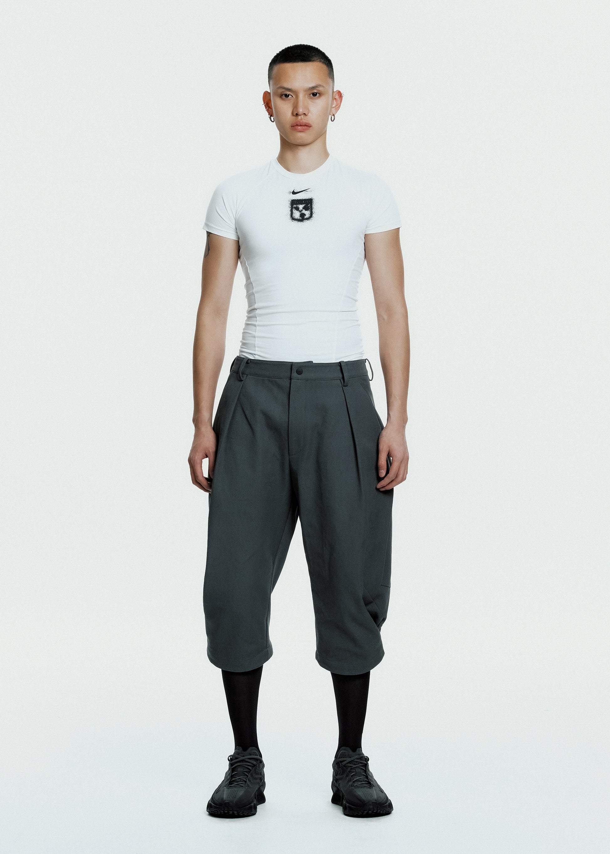 Hyein Seo - Convertible Cargo Pants (Charcoal) product image 5 | TRAB K-Fashion Australia