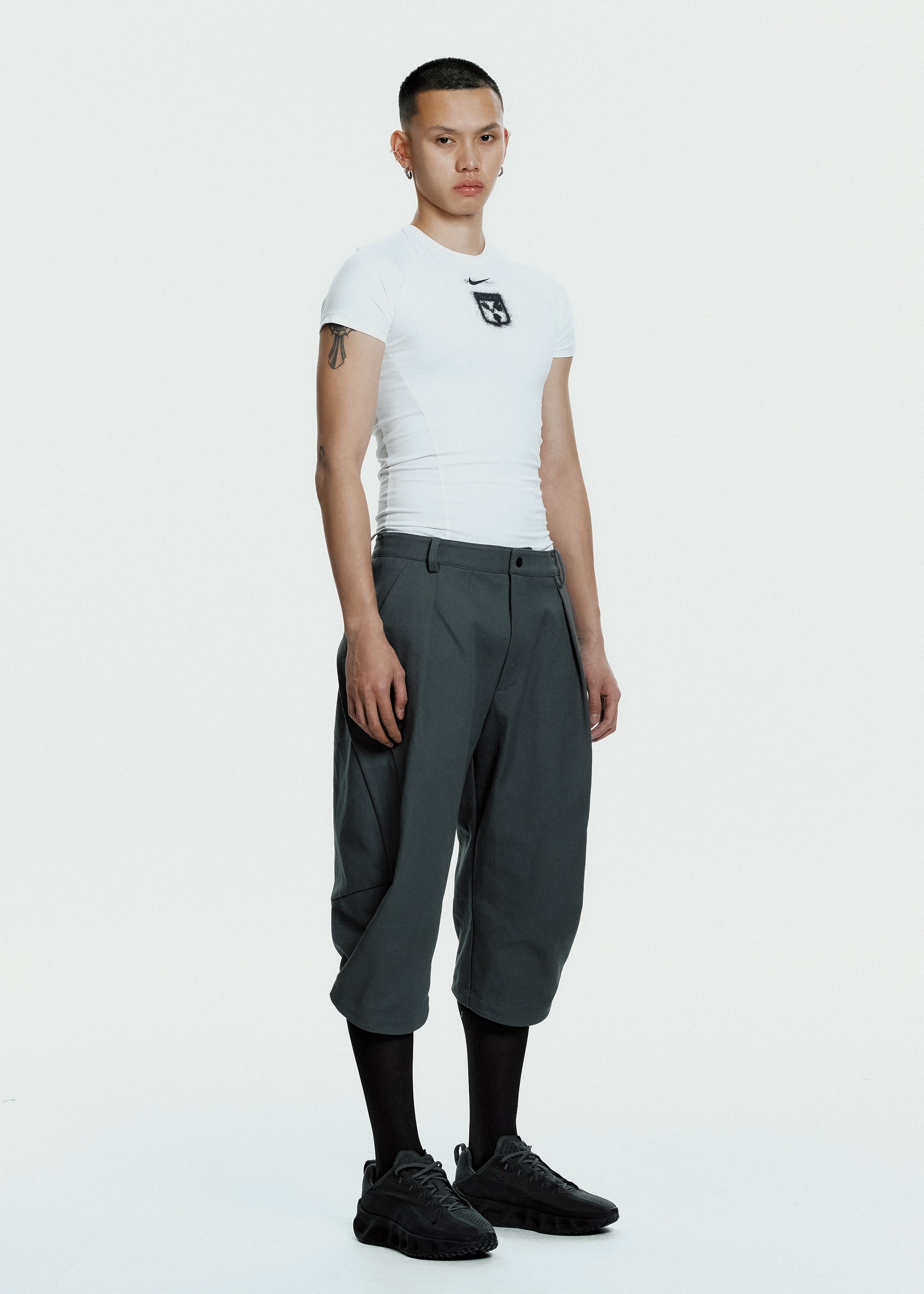 Hyein Seo - Convertible Cargo Pants (Charcoal) product image 4 | TRAB K-Fashion Australia