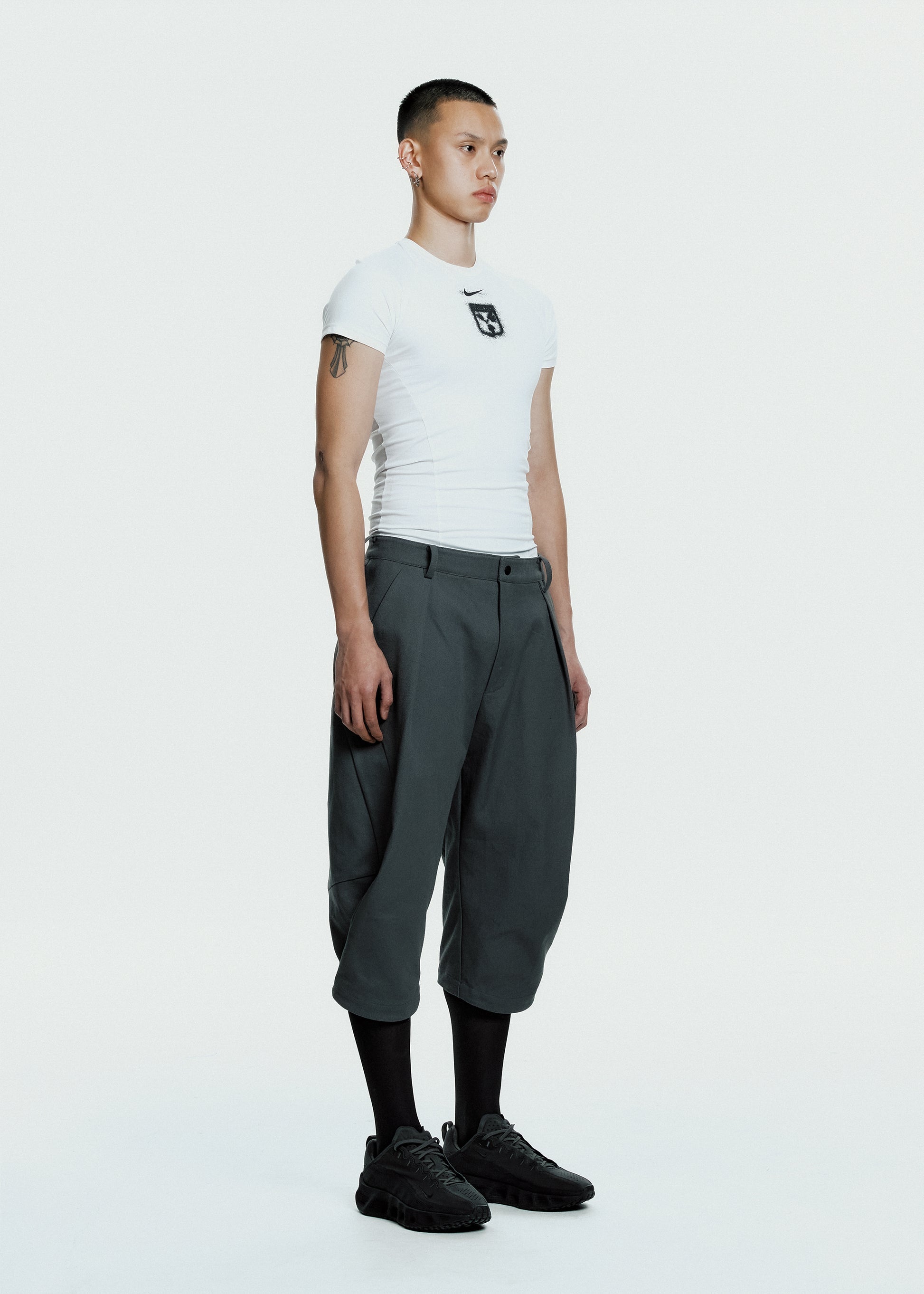 Hyein Seo - Convertible Cargo Pants (Charcoal) product image 8 | TRAB K-Fashion Australia