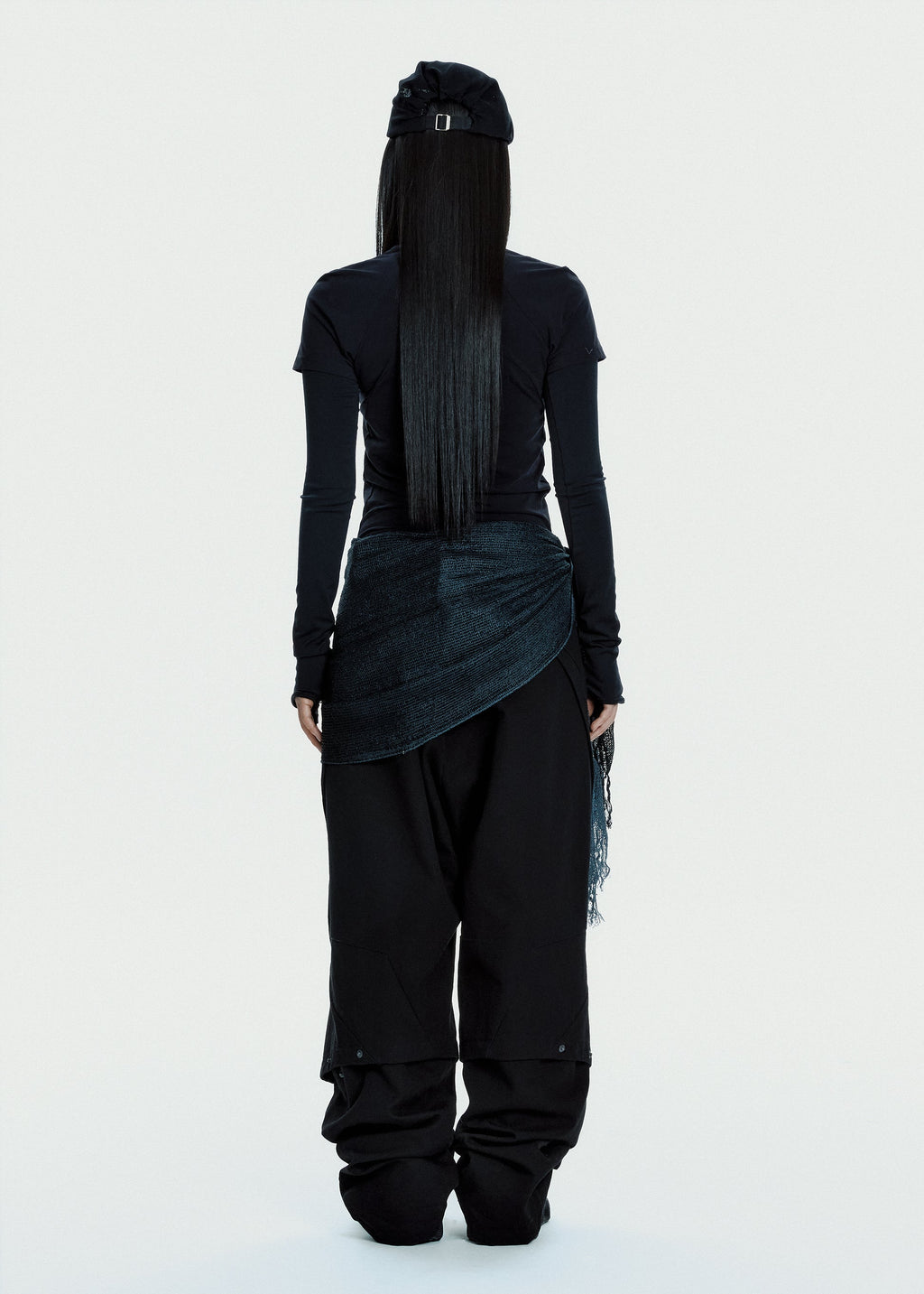 Hyein Seo - Convertible Cargo Pants (Black) product image 6 | TRAB K-Fashion Australia