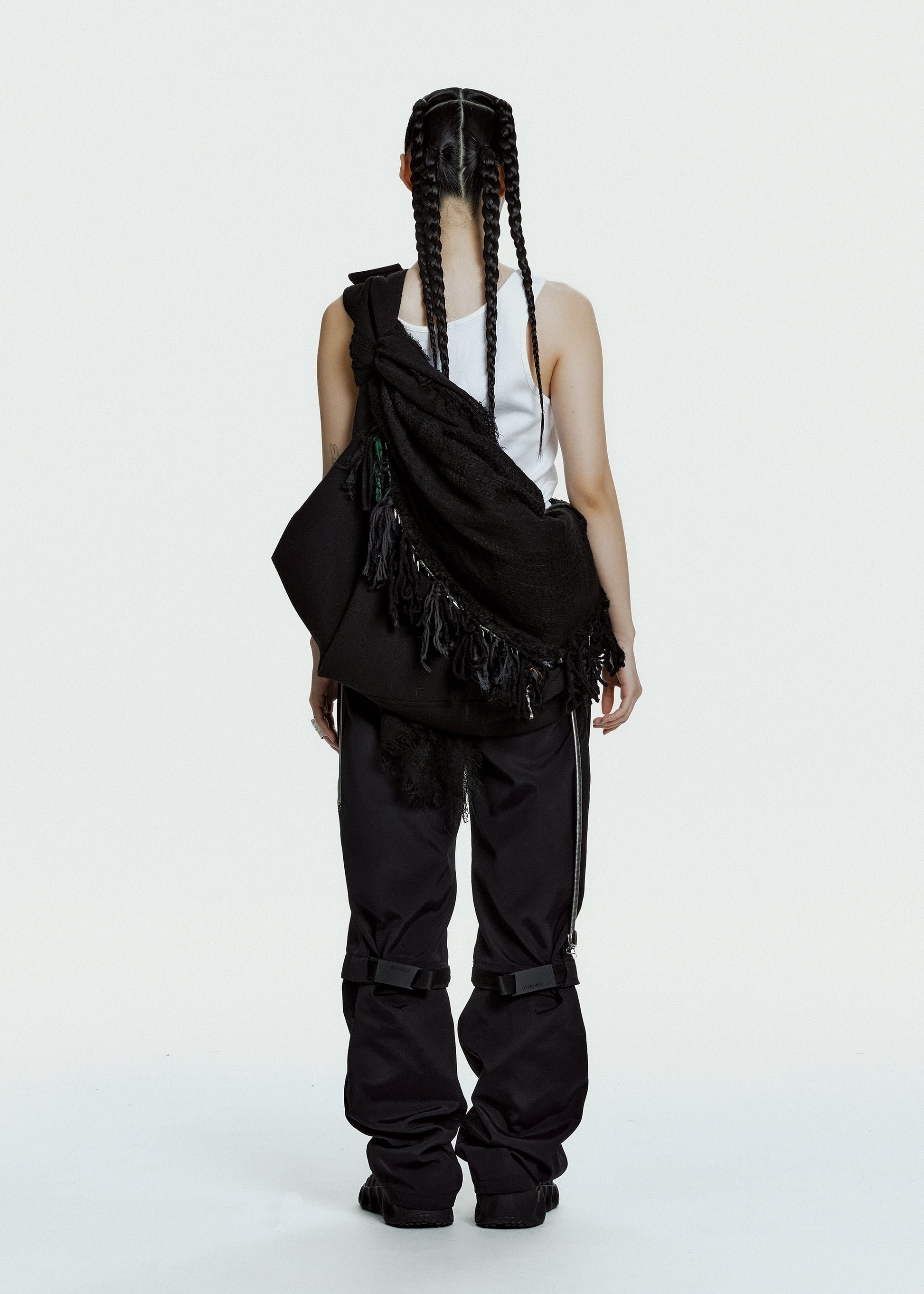 Hyein Seo - Folded Scalf Bag (Black) product image 1 | TRAB K-Fashion Australia