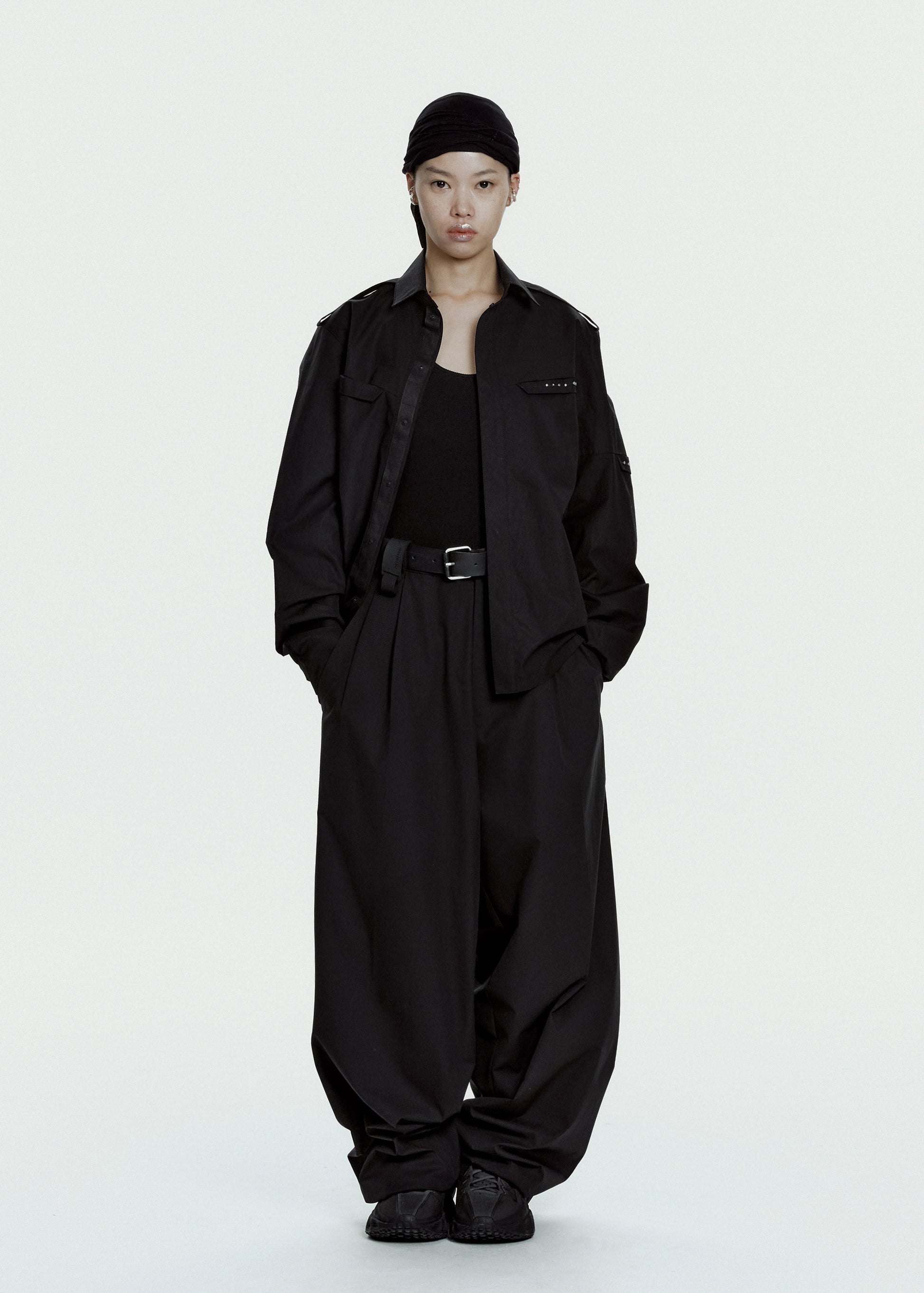 Hyein Seo - Wool Wide Pants (Black) product image 1 | TRAB K-Fashion Australia
