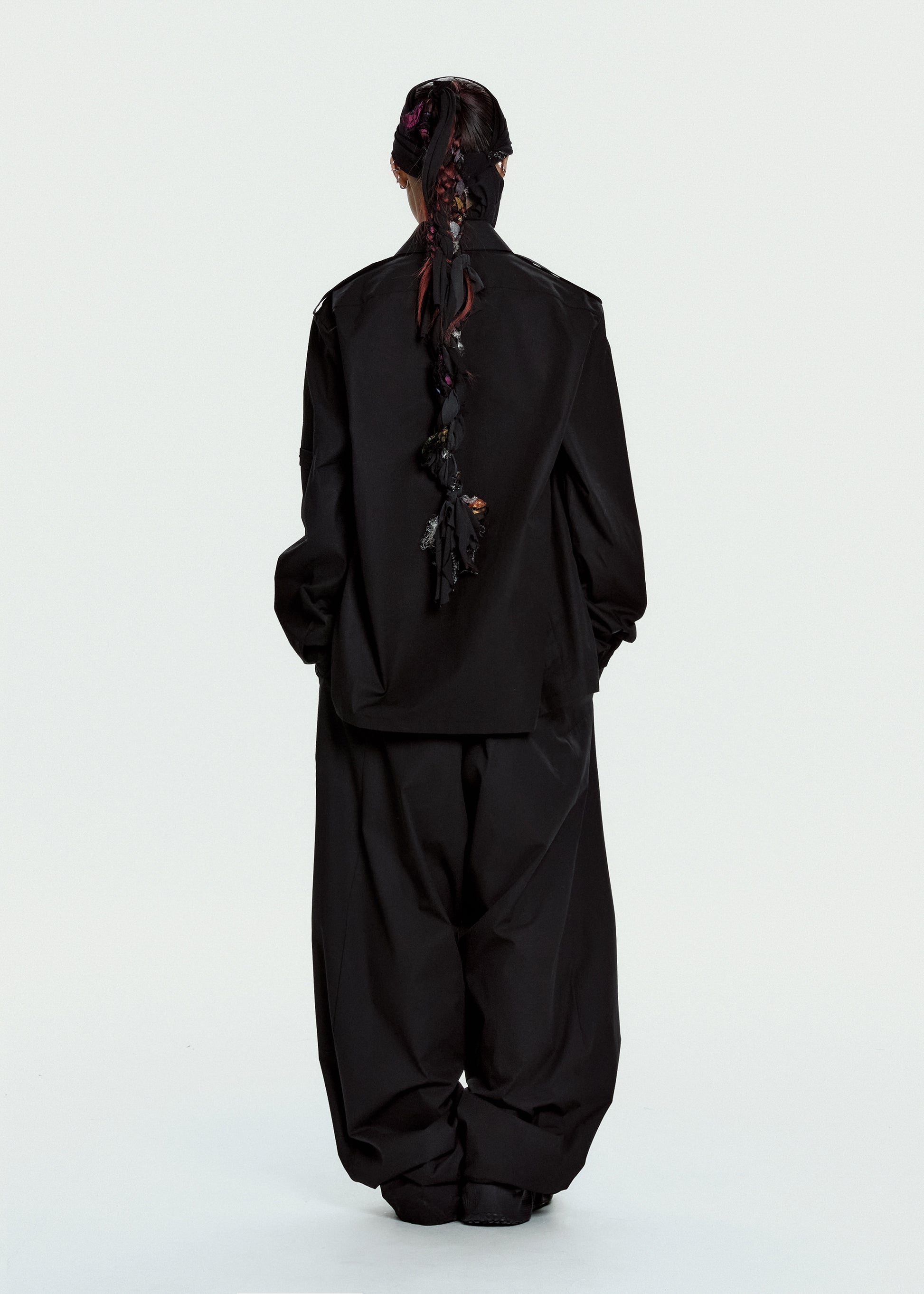 Hyein Seo - Wool Wide Pants (Black) product image 4 | TRAB K-Fashion Australia
