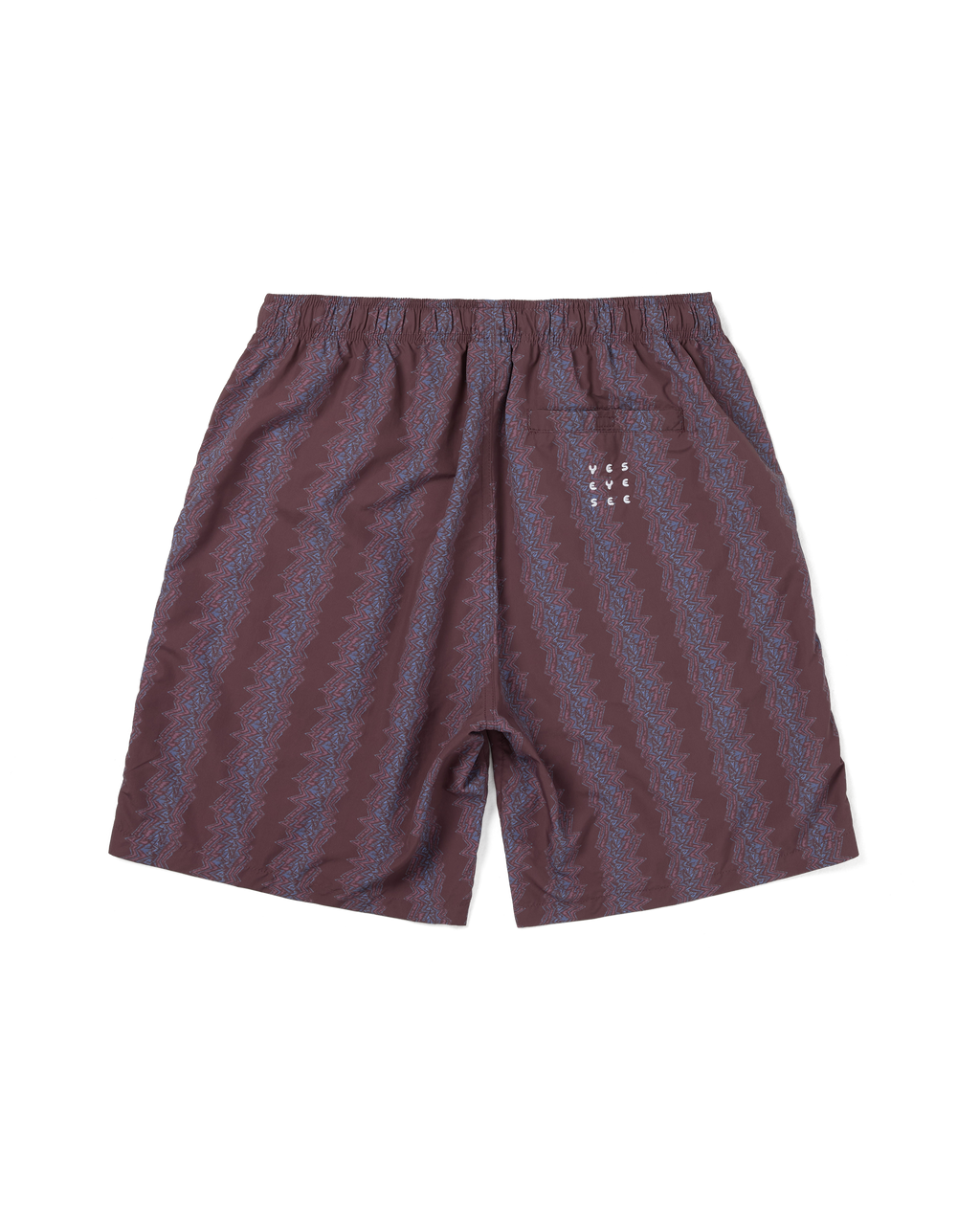 yeseyesee - SN Scribbling Nylon Shorts (Brick) product image 2 | TRAB K-Fashion Australia