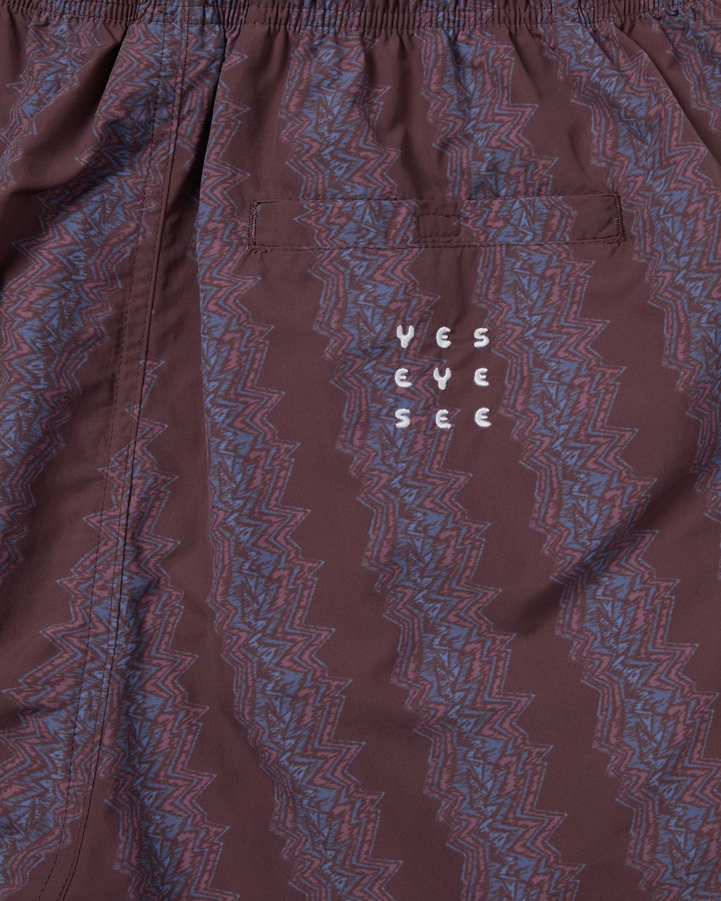 yeseyesee - SN Scribbling Nylon Shorts (Brick) product image 4 | TRAB K-Fashion Australia