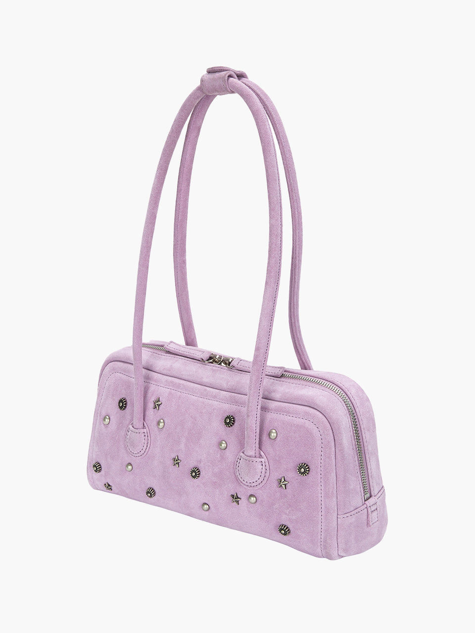 Marge Sherwood - Soft Boston Ew (Lavender Pink Studded Suede) product image 6 | TRAB K-Fashion Australia