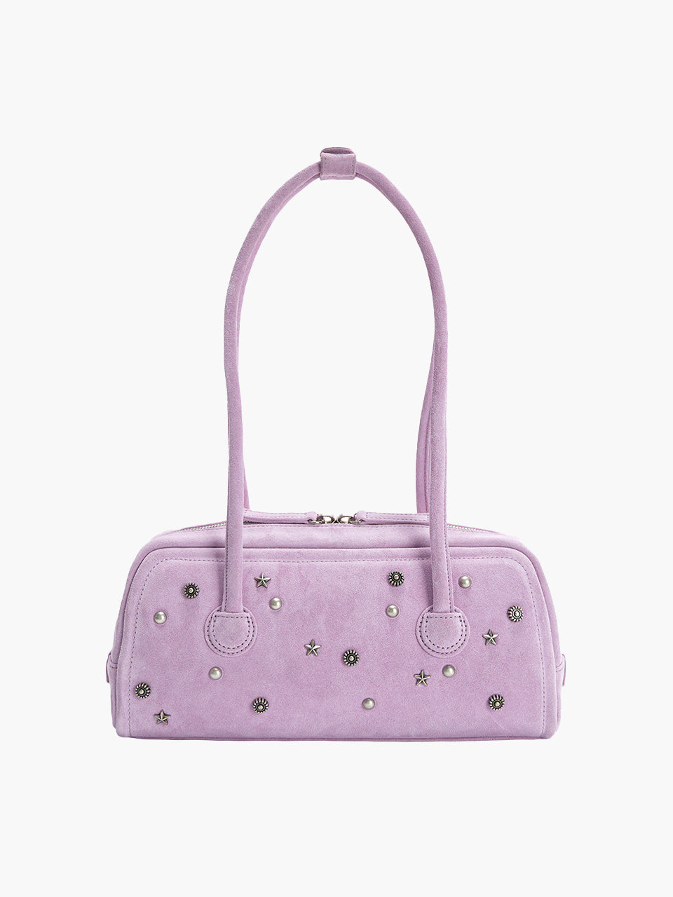 Marge Sherwood - Soft Boston Ew (Lavender Pink Studded Suede) product image 5 | TRAB K-Fashion Australia