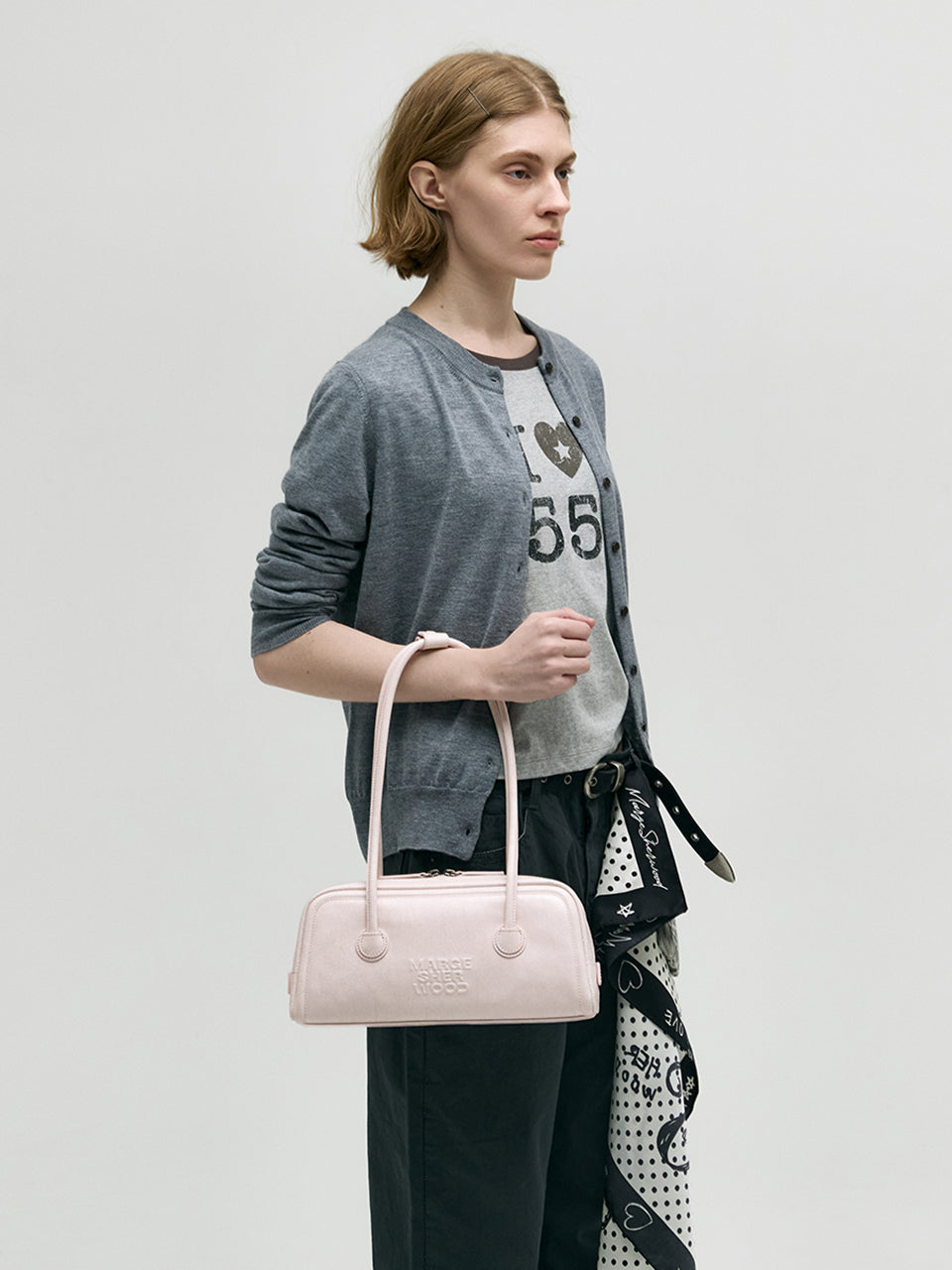 Marge Sherwood - Soft Boston Ew (Pale Pink Cracked) product image 2 | TRAB K-Fashion Australia