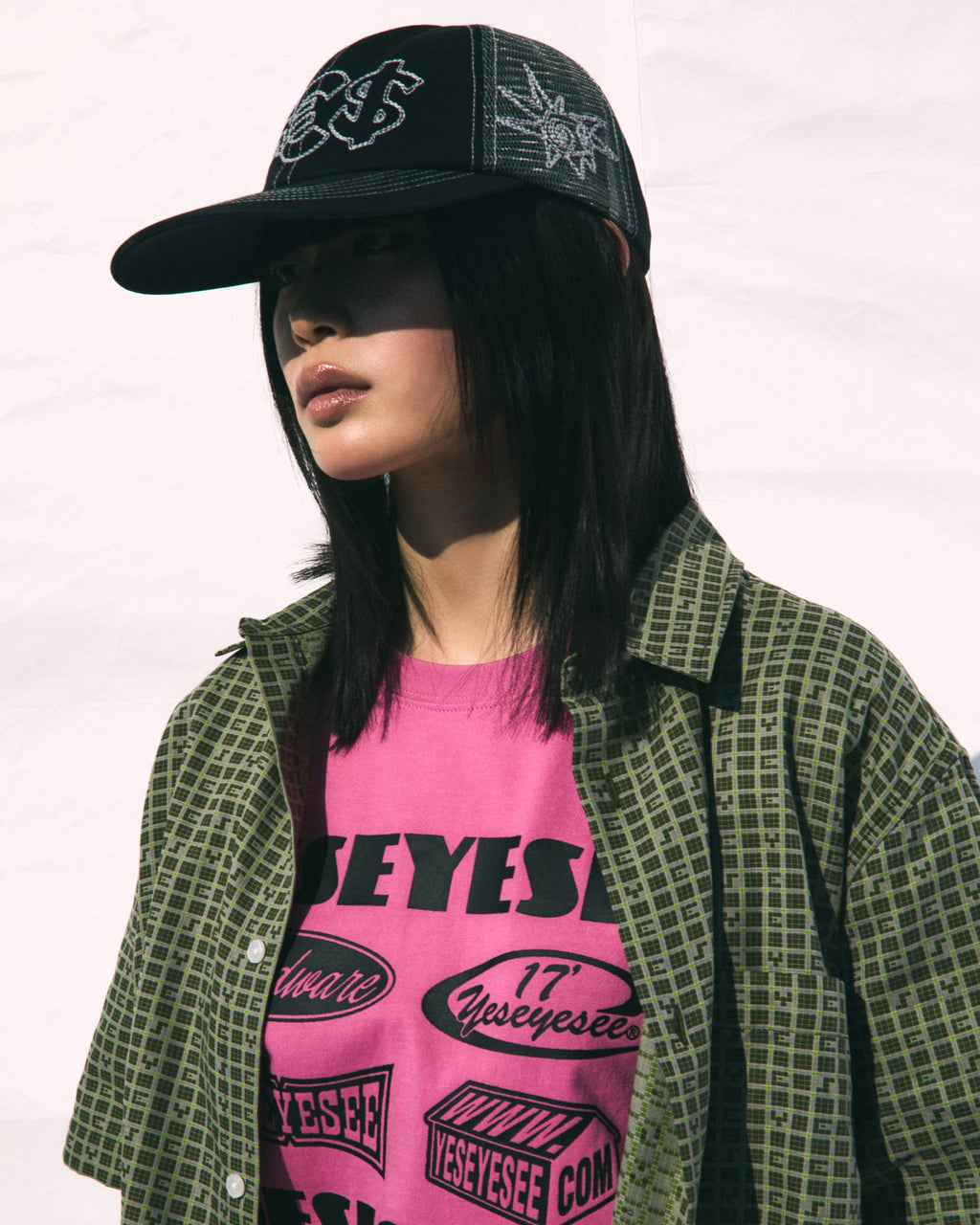 yeseyesee - Hardcore Mesh Cap (Black) product image 8 | TRAB K-Fashion Australia